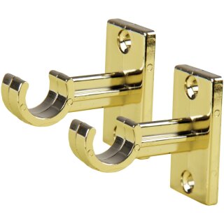 Ersatzträger-Set 3,5 cm (8er Pack) gold - messing