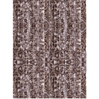 Flauschvorhang 56x185 Meliert beige - braun