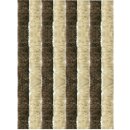 Flauschvorhang 120x220 Unistreifen beige - braun