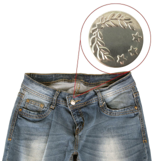 Jeansknpfe aus Metall 17mm, Nietenverschluss