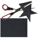 Jeansflicken zum aufbügeln 3er Set, 17x15cm in Mittelblau