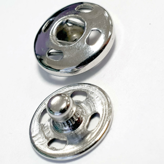Druckverschlussknöpfe aus Metall Ø8-12mm, zum Annähen