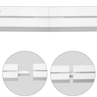 Zubehör für 1-Lauf Vorhangschiene, Verbinder
