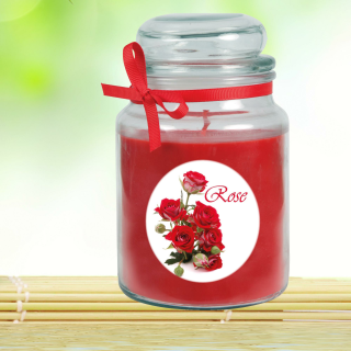 Duftkerze im Glas - Duft-Bild