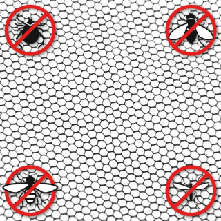 Mückennetz Basic - Fliegennetz Schwarz