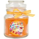 Duftkerze Bonbon-Glas im Design: Geburtstag, Honigmelone...