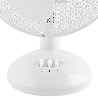 Tischventilator 36cm, 26cm ( Schwarz / Wei )