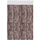 Flauschvorhang 80x185 cm Meliert beige - braun