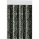 Flauschvorhang 80x200 cm Unistreifen anthrazit - schwarz