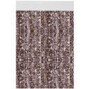 Flauschvorhang 160x200 cm Meliert beige - braun