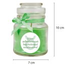 Duftkerze im Glas - Sternzeichen ( Coconut Limes ) 120gr - 30 Stunden - Stier