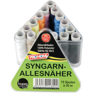 Nhgarn - BOX, Allesnher, 15 Stck  30m ( 0,60 EUR / 100 Meter )