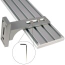 Wandträger für "Silber - 3/4 Lauf" Aluminium Vorhangschiene