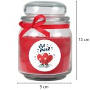 Duftkerze im Glas - Valentinstag Bonbon 300gr ( 70h ) Be mine