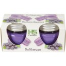 Duftkerze "Macaron" - Kerzen im 2er Pack Blueberry