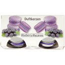 Duftkerze "Macaron" - Kerzen im 2er Pack Blueberry