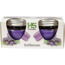 Duftkerze "Macaron" - Kerzen im 2er Pack Blueberry