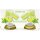 Duftkerze "Macaron" - Kerzen im 2er Pack Mint & Limes