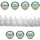 Gardinenband - Bleistiftband (FM-25-11) transparent, 25mm 1:2