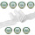 Gardinenband - Faltenband 3er Falte (FP-25-13) weiß, 25mm 1:2
