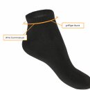 Damen Sneaker Socken, Größe: 35-38, 4 Paar - Schwarz