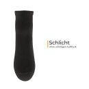 Damen Sneaker Socken, Größe: 39-42, 4 Paar - Schwarz