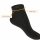 Herren Sneaker Socken, Größe: 39-42, 4 Paar - Schwarz