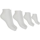 Herren Sneaker Socken, Größe: 39-42, 20 Paar - Weiß