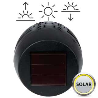 Solar Fackel Flammeneffekt mit Erdspie