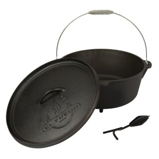 Dutch Oven aus Gusseisen - 5,64 Liter