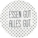 Servietten 33x33cm, 1/4 Falz, 3-lagig, 20er Pack - Essen gut, alles gut