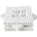 Servietten 33x33cm, 1/4 Falz, 3-lagig, 20er Pack - Essen gut, alles gut