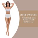 Damen Seamless Hüftslip - Weiß 40/42 - 2er Pack