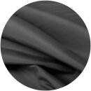 Dekoschal Ellen Schlaufen Blickdicht 2er Pack - 140x145cm Schwarz