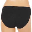 Damen Seamless Bikini Slip - Schwarz 48/50 - 4er Pack