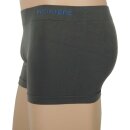 Herren Seamless Boxershort - Anthrazit S/M - 3er Pack