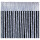 Fadenvorhang Metallic-Streifen Silber ca. 300 x250 cm silber - silber metallic