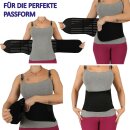 Bodyshaper / Bauch- und Rückenstützgürtel "Basic" Schwarz M/L