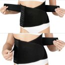 Bodyshaper / Bauch- und Rückenstützgürtel "Premium" Schwarz M/L