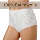 Damen Baumwoll Hüftslip 5er bedruckt oder bestickt M...