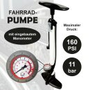 Standpumpe für alle Ventilarten - Weiß