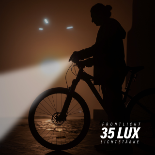 Fahrrad Beleuchtungsset - Akku - 35 LUX