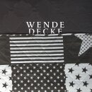 Tagesdecke 220x240cm - Stars Stripes