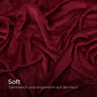 Bettwäsche Cashmere Touch - 80x80+135x200 cm - Rose / Beere