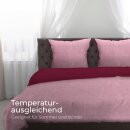 Bettwäsche Cashmere Touch - 80x80+135x200 cm - Rose / Beere