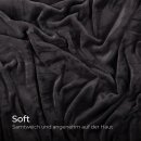 Bettwäsche Cashmere Touch - 80x80+135x200 cm - Silber / Anthrazit