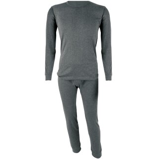 Herren Thermounterwäsche-Set ( Hose & Hemd ) Anthrazit - M/L ( 6 )