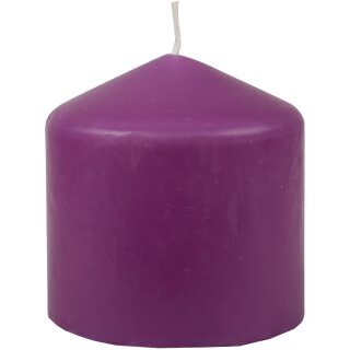 Stumpenkerzen Ø8cm x 8cm - Violett