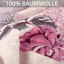 Bettwäsche Cashmere Touch 80x80+135x200 cm Ornament Rose