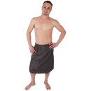 Sauna Kilt "Frottier" Anthrazit - 60x145cm...